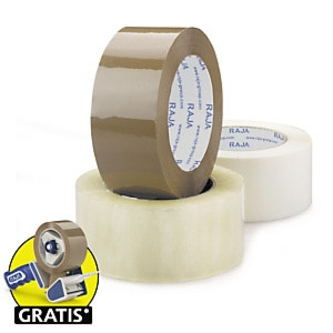 36 x Taśma pakowa ciche odwijanie Standard Plus brązowa 48mmx66m akrylowa