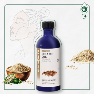 Macrovita Olejek Sezamowy w naturalnych olejach tłoczony na zimno z witaminą E 100ml