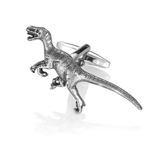 Spinki do mankietów X2 Dinozaur Welociraptor