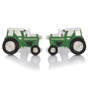 Spinki do mankietów Zielony Traktor SD-1404