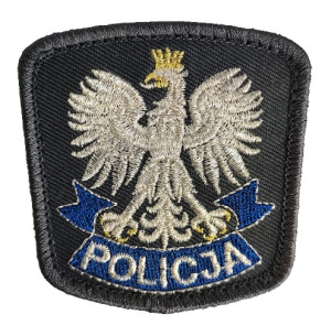 Orzełek Policji do pokrowca z rzepem