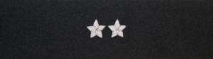 Otok czarny do rogatywki Wojska Polskiego - starszy chorąży, podporucznik, podpułkownik