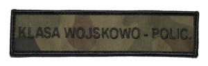Emblemat szkolny KLASA WOJSKOWO-POLICYJNA