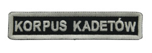 Emblemat "KORPUS KADETÓW" - z rzepem