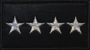 Dystynkcja na kombinezon pilota - starszy chorąży sztabowy