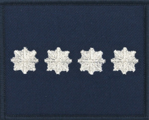 Dystynkcja na softshell Policji - nadkomisarz