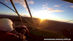 Lot motolotnią - Giżycko
