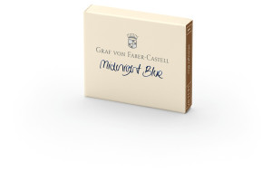 NABOJE DO PIÓRA MIDNIGHT BLUE 6 szt. GRAF VON FABER-CASTELL