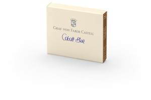 NABOJE DO PIÓRA COBALT BLUE PERMANENT 6 SZT. GRAF VON FABER-CASTELL