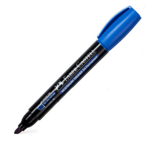 MARKER PERMANENTNY WINNER 54 FABER-CASTELL KOŃCÓWKA ŚCIĘTA, NIEBIESKI