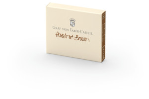 NABOJE DO PIÓRA HAZELNUT BROWN 6 SZT. GRAF VON FABER-CASTELL