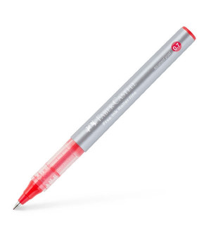CIENKOPIS KULKOWY FREE INK FABER-CASTELL 0.7 MM, CZERWONY