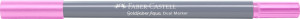 DWUSTRONNY PISAK AKWARELOWY FABER-CASTELL GOLDFABER AQUA, 119 JASNA MAGENTA