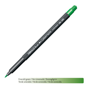 Flamaster Caran d'Ache Fibralo Brush, 230 Szmaragdowa Zieleń