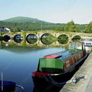 Obraz na płótnie canvas trzyczęściowy "tryptyk" Graiguenamanagh, hrabstwo kilkenny, irlandia