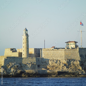 Plakat na papierze fotorealistycznym Morro Castle, Hawana, Kuba