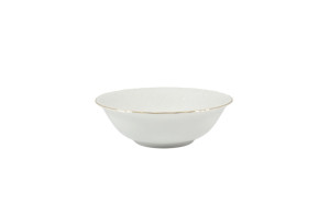 Salaterka okrągła 17 cm - 3604 ROCOCO Złoty pasek