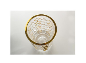 Wazon kryształowy 28 cm - ARABESQUE GOLD (802732)