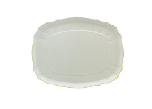 Patera na nodze 40 cm - Bernadotte Ivory Gold (054049)