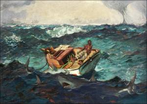 The Gulf Stream, Winslow Homer - plakat Wymiar do wyboru: 91,5x61 cm