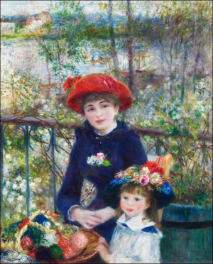 Two Sisters, Auguste Renoir - plakat Wymiar do wyboru: 60x80 cm