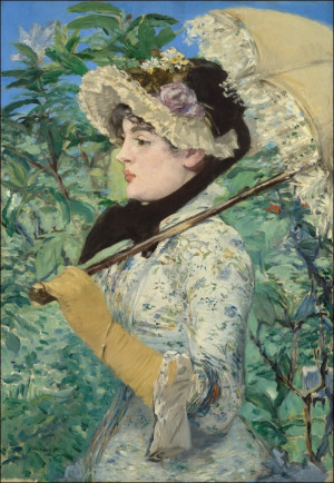 Jeanne Spring, Edouard Manet - plakat Wymiar do wyboru: 30x40 cm