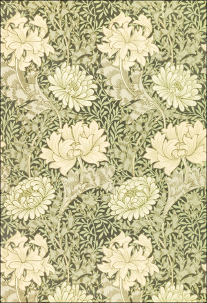 Chrysanthemum pattern, William Morris - plakat Wymiar do wyboru: 60x80 cm