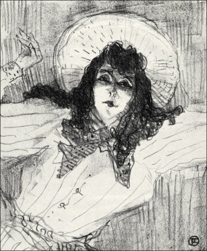 May Belfort sketch, Henri de Toulouse-Lautrec - plakat Wymiar do wyboru: 21x29,7 cm