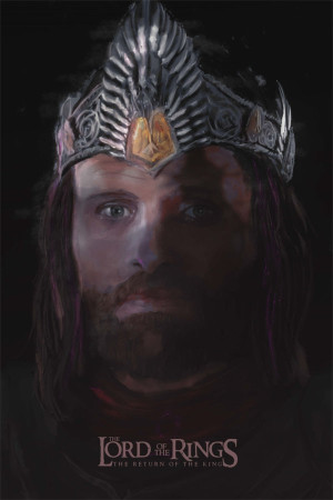 Władca Pierścieni - Powrót Króla - plakat premium Wymiar do wyboru: 29,7x42 cm