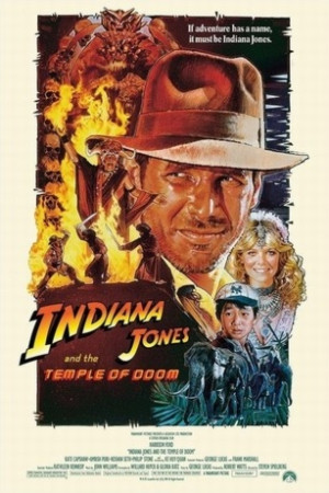 Indiana Jones i Świątynia Zagłady - plakat
