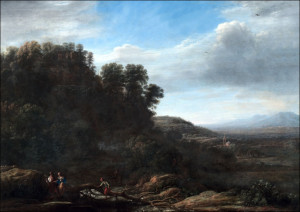 Italian Landscape, Claude Lorrain - plakat Wymiar do wyboru: 60x40 cm