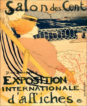 Salon des Cent Exposition Internationale d'affiches, Henri de Toulouse-Lautrec - plakat Wymiar do wyboru: 59,4x84,1 cm