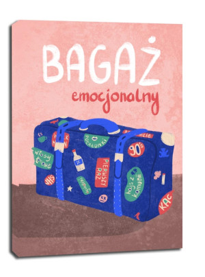 Bagaż Emocjonalny - obraz na płótnie Wymiar do wyboru: 60x80 cm