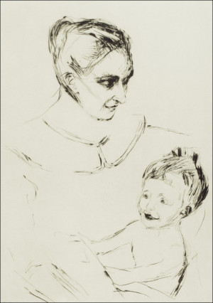 A Mother’s Joy (1902), Edvard Munch -  plakat Wymiar do wyboru: 60x80 cm