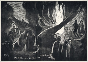 The Devil Speaks, Paul Gauguin - plakat Wymiar do wyboru: 29,7x21 cm