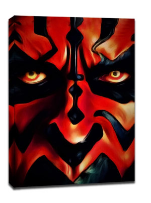Face It! Star Wars Gwiezdne Wojny - Darth Maul - obraz na płótnie Wymiar do wyboru: 30x40 cm