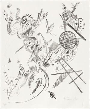 Kleine Welten XII, Wassily Kandinsky - plakat Wymiar do wyboru: 70x100 cm
