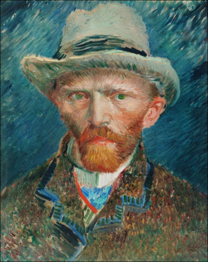 Self-portrait, Vincent Van Gogh - plakat Wymiar do wyboru: 50x70 cm