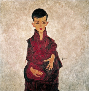 Reinerbub (portret Herberta Reinera), Egon Schiele - plakat Wymiar do wyboru: 21x29,7 cm