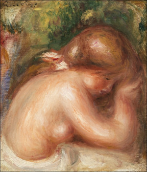 Nude Torso of Young Girl, Auguste Renoir - plakat Wymiar do wyboru: 70x50 cm