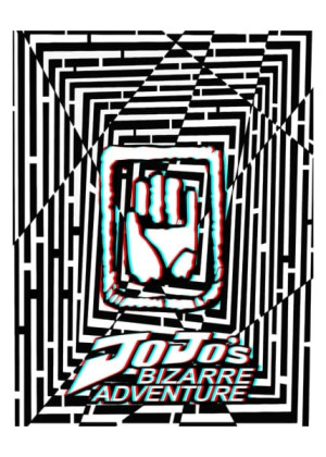 Maze Gaze JoJo's Bizarre Adventure - plakat 3D Wymiar do wyboru: 40x60 cm