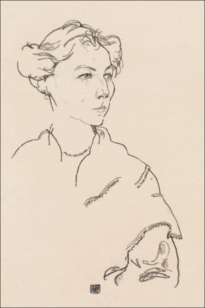 Lilly Steiner, Egon Schiele - plakat Wymiar do wyboru: 50x70 cm