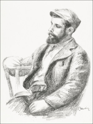Portrait of Louis Valtat, Auguste Renoir - plakat Wymiar do wyboru: 30x40 cm