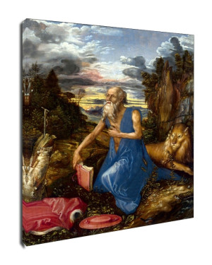 penitent jerome, Albrecht Durer - obraz na płótnie Wymiar do wyboru: 50x70 cm
