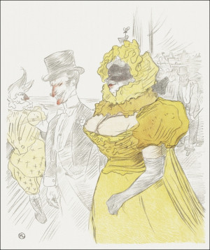 Affiche Au Bal des Etudiants, Henri De Toulouse-Lautrec - plakat Wymiar do wyboru: 40x60 cm