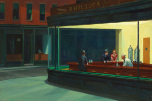 Nighthawks - Edward Hopper - plakat Wymiar do wyboru: 100x70 cm