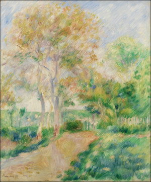 Autumn Landscape, Auguste Renoir - plakat Wymiar do wyboru: 40x50 cm