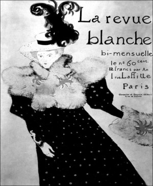 La Revue Blanche, Henri de Toulouse-Lautrec - plakat Wymiar do wyboru: 50x70 cm