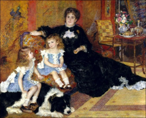Madame Georges Charpentier (Marguérite Louise Lemonnier, 1848–1904) and Her Children, Georgette Berthe (1872–1945) and Paul Émile Charles (1875–1895),