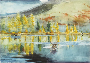 An October Day, Winslow Homer - plakat Wymiar do wyboru: 40x30 cm